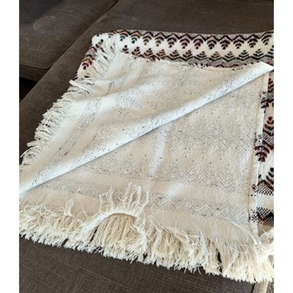 Vintage Swedish Weave Blanket/throw 45"x 52" - Picture 6 of 7